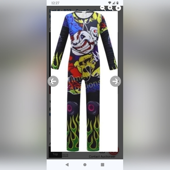 NWT Jumpsuit Pajamas with Mask - Picture 6 of 8